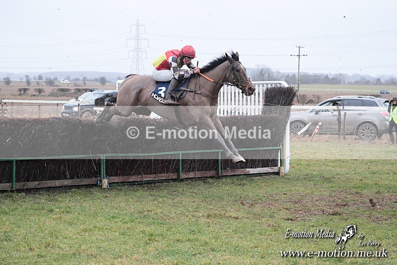 PtP 260125 876 - Cocklebarrow Point-to-Point racing with the Heythrop Hunt 26/01/25