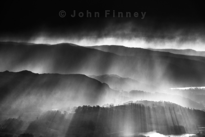 Elterwater Snow storm & Light, Lake District - Extraordinary Black-and-white Photographs