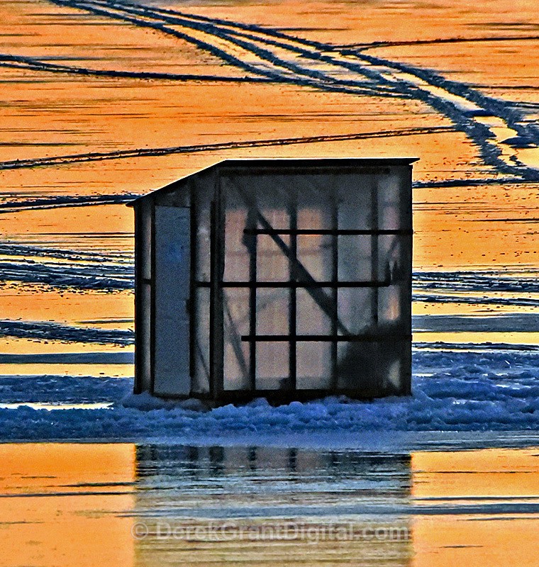 Ice Shack Ice Fishing Canada Smelt Huts Architecture - Ice Shacks