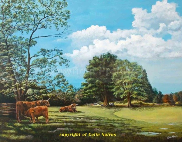 Highlanders at Scone - Original Work FOR SALE