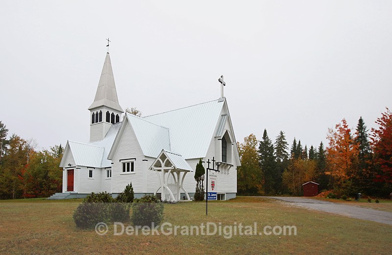 St. James the Greater Anglican Church Ludlow New Brunswick Canada - Churches of New Brunswick
