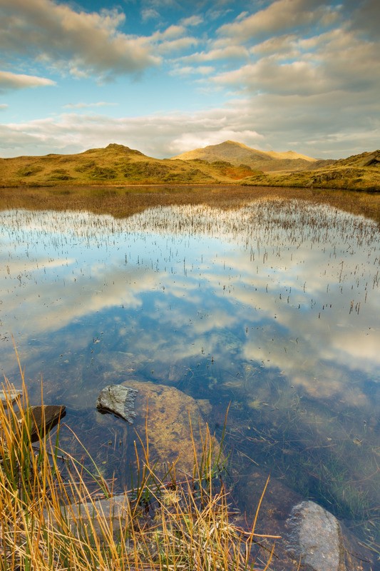 Caw Reflection - Distant Hills