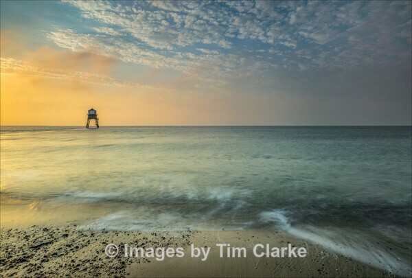 Dawn mist over Dover Court Lighthouse by Tim Clarke - Landscapes
