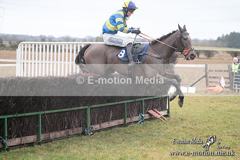 PtP 260125 349 - Cocklebarrow Point-to-Point racing with the Heythrop Hunt 26/01/25