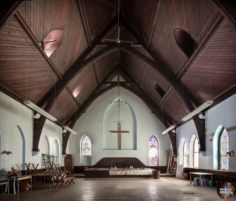 Abandoned Parish Hall | Matthew Christopher's Abandoned America