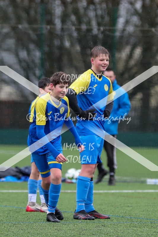 1DX20821 - 2026-02-15 FC Abbey Meads U13 Purple V Royal Wootton Bassett Town Youth U13 Yellow