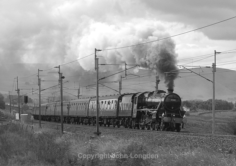 23.7.11 - LMS 5MT 45305 Liverpool - Carlisle CME, Scout Green - West Coast Main Line (north to south)