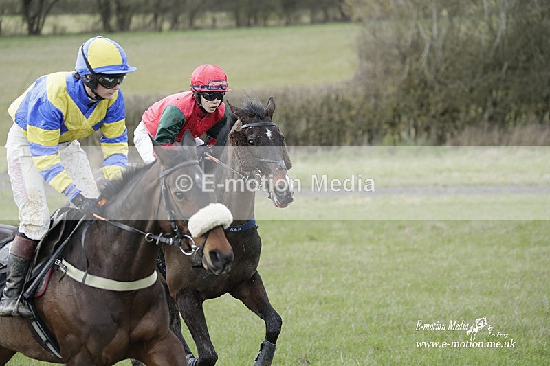 PtP 180323 713 - Shelfield Park Races with Croome & West Warwickshire Hunt  18/03/23