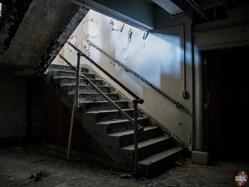 Sydenham/Montebello Hospital (Baltimore, MD) | Basement Stairway - Sydenham/Montebello Hospital
