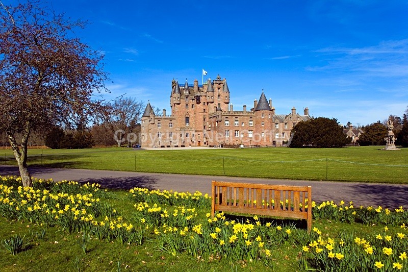 Glamis Castle, Angus - Landscape format