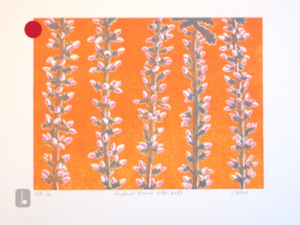 Heather stems with buds 1/4  SOLD - Sylvia Quinn Home