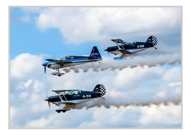 Precision in Flight Air Show Aeroplanes Fine Art Print by Paul Duddell-Whispers & Strokes