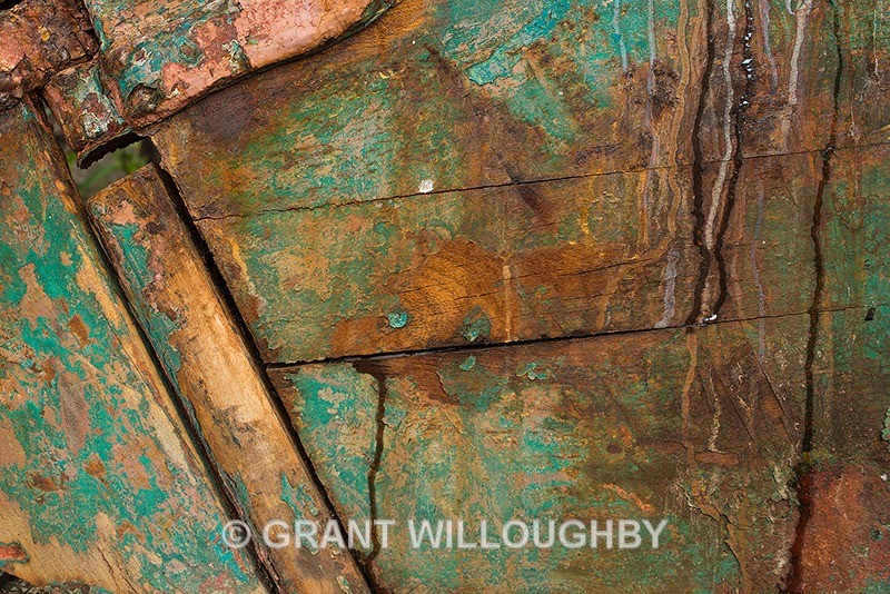 Un-named boat 2 - Detail in the land