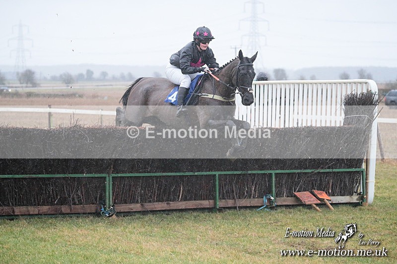 PtP 260125 332 - Cocklebarrow Point-to-Point racing with the Heythrop Hunt 26/01/25