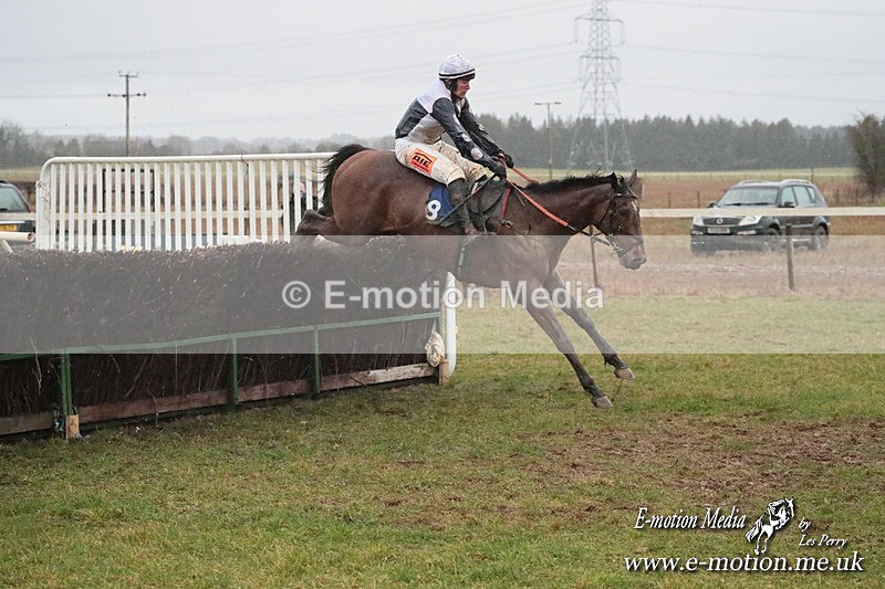 PtP 260125 1085 - Cocklebarrow Point-to-Point racing with the Heythrop Hunt 26/01/25