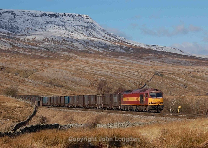 28.2.06 - 60040 6E13 Kirkby Thore - Milford, Ais Gill MP 260 - Ais Gill - Milepost 260