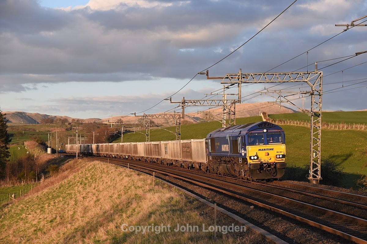 JL - 12.4.21 66047 6V71 Hardendale - Margam, Lambrigg - West Coast Main Line (north to south)