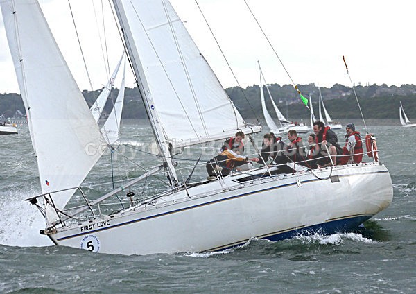 120630 FIRST LOVE GBR3795T WT7A1652 - ROUND THE ISLAND RACE - 30th June 2012