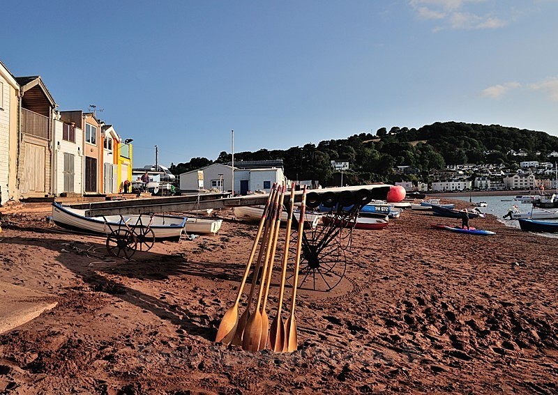 Ready to row at Teignmouth Back Beach - Teignmouth and Shaldon