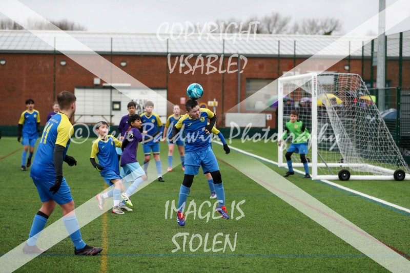 1DX20540 - 2026-02-15 FC Abbey Meads U13 Purple V Royal Wootton Bassett Town Youth U13 Yellow