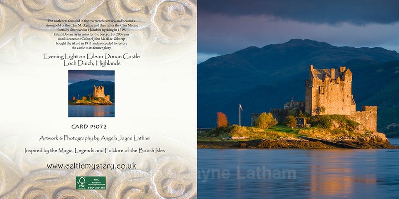 PS072 Evening Light on Eilean Donan Castle - Scottish Landscapes