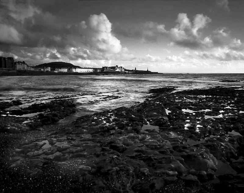 Aberystwyth Wales - Monochrome