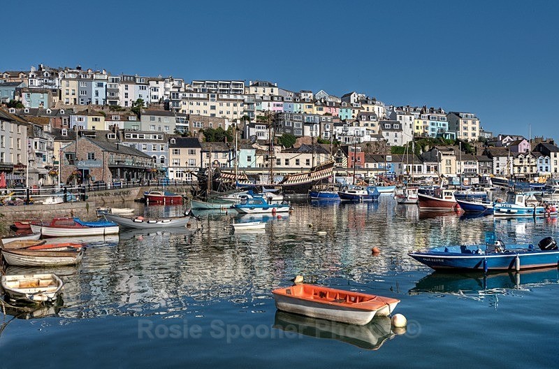 Early morning reflections at Brixham Harbour - Brixham and Broadsands