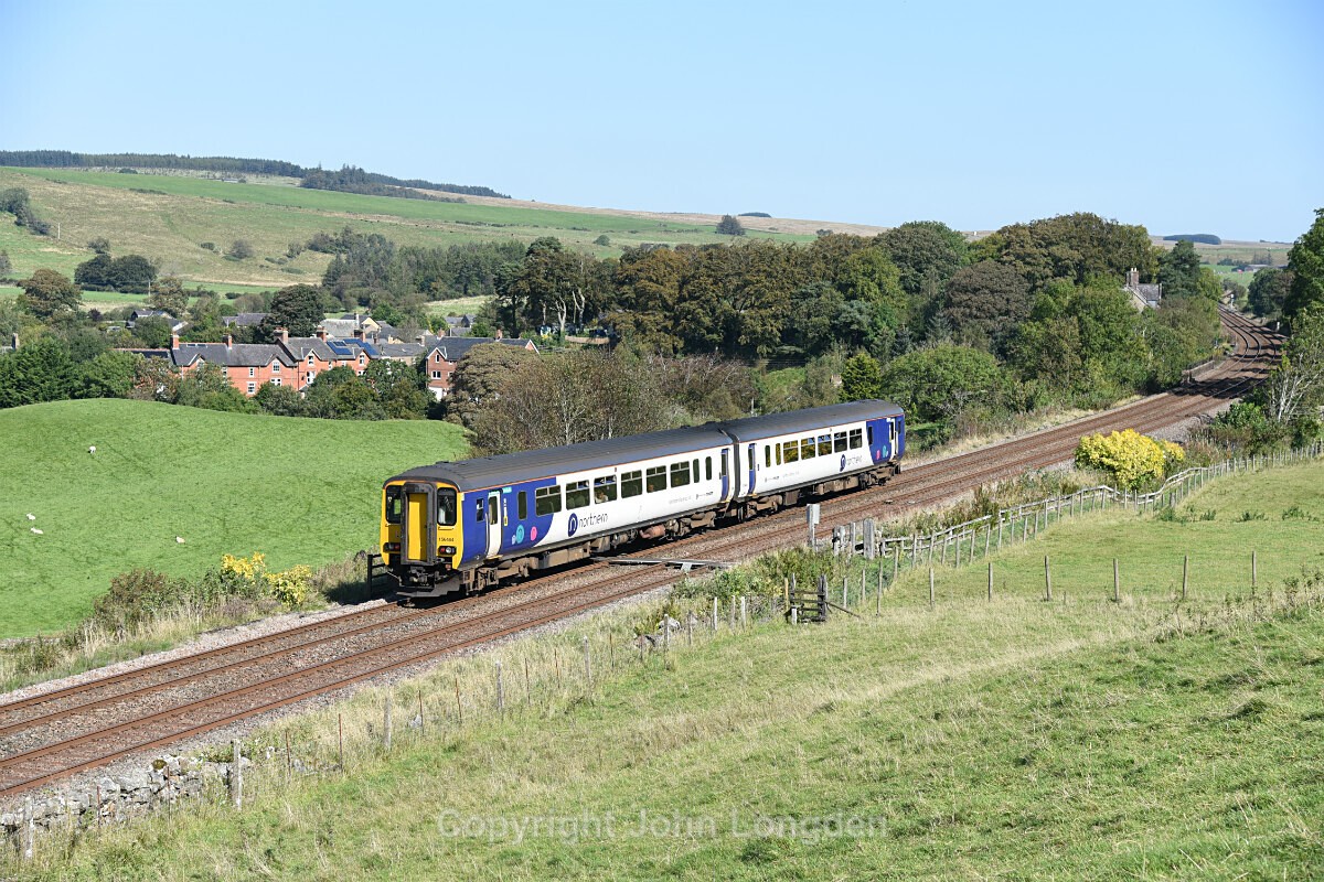 JL - 21.9.19 156486 12:53 Carlisle - Morpeth, Gilsland - Tyne Valley (west to east)