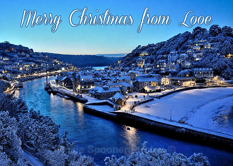 XM084 NEW 2026 - Xmas - Looe View - XMAS CARDS Looe Polperro and General Cornwall