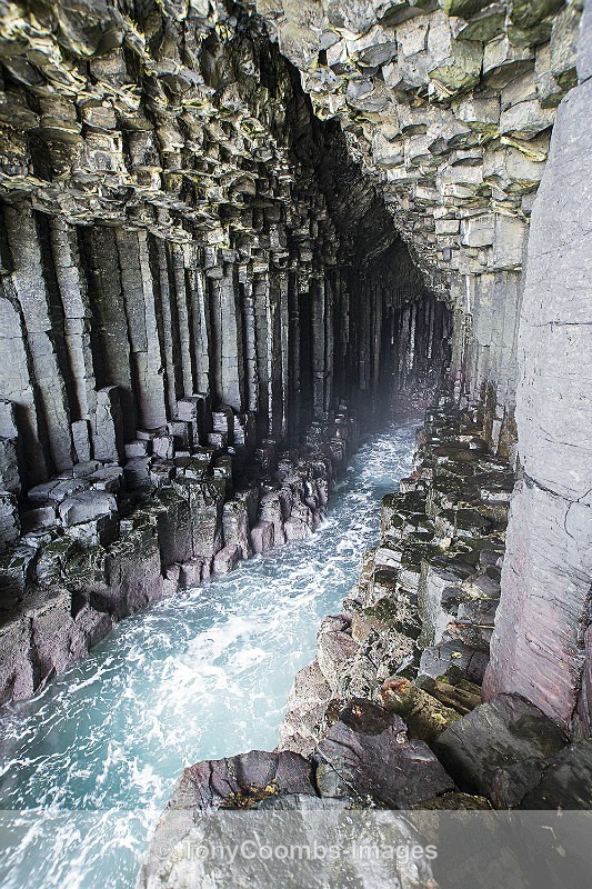 Inside Fingal's Cave, Staffa - Mull