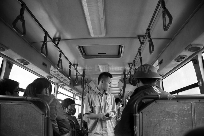 Vietnamese Street life - Vietnamese Street life in black and white