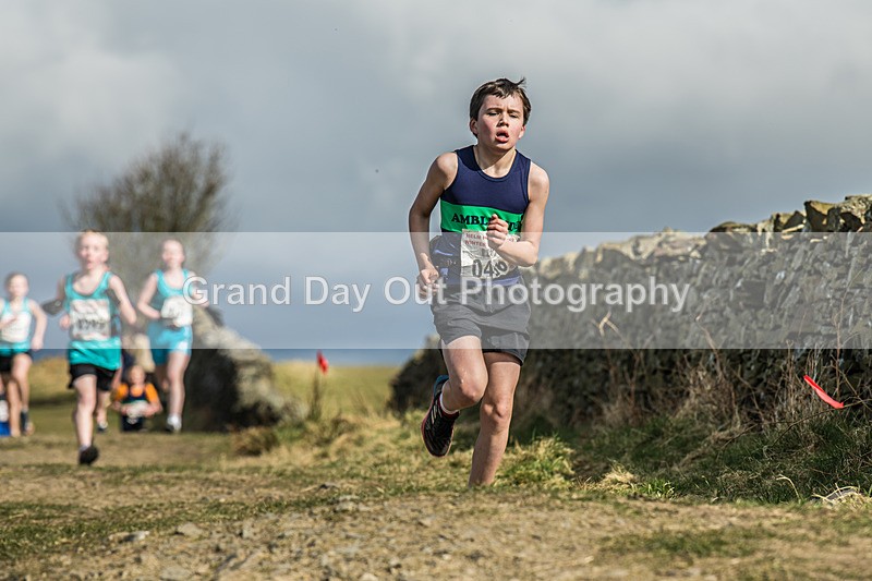Helm Hill -32 - Kendal Winter League Helm Hill Fell Races (Under 13/15/17 & Seniors) Sunday 16th March 2025