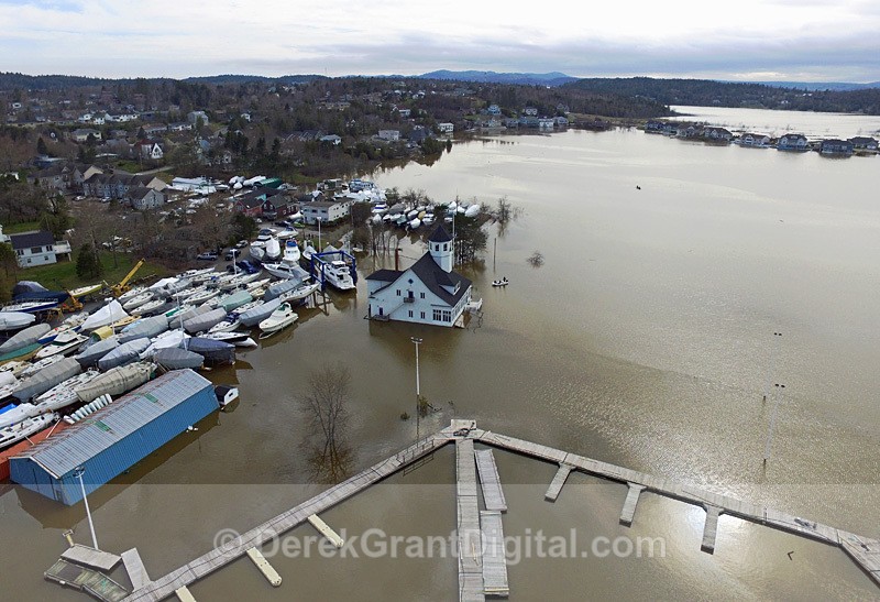 RKYC Millidgeville Spring Flood 2018 NB Canada - Extreme Weather