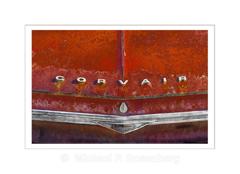 Red Corvair Rusting in Place:Autographica - AUTOGRAPHICA: Faded Glory