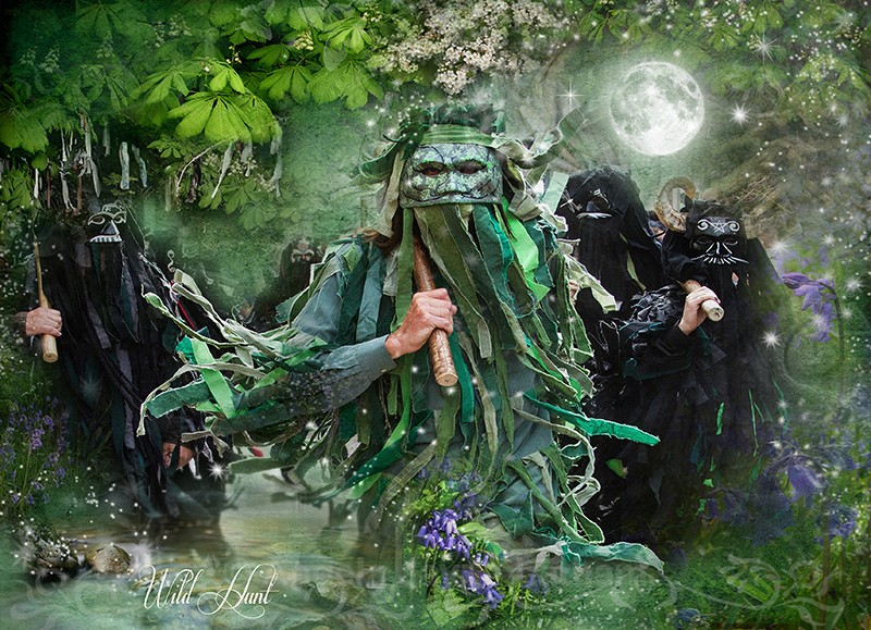 Wild Hunt - Mayday Morris dance - The Wheel of the Year