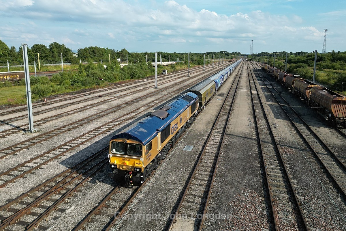 JL - 31.7.24 66301 4N61 Drax - Tyne Coal (via SC), Carlisle Yard - Latest shots