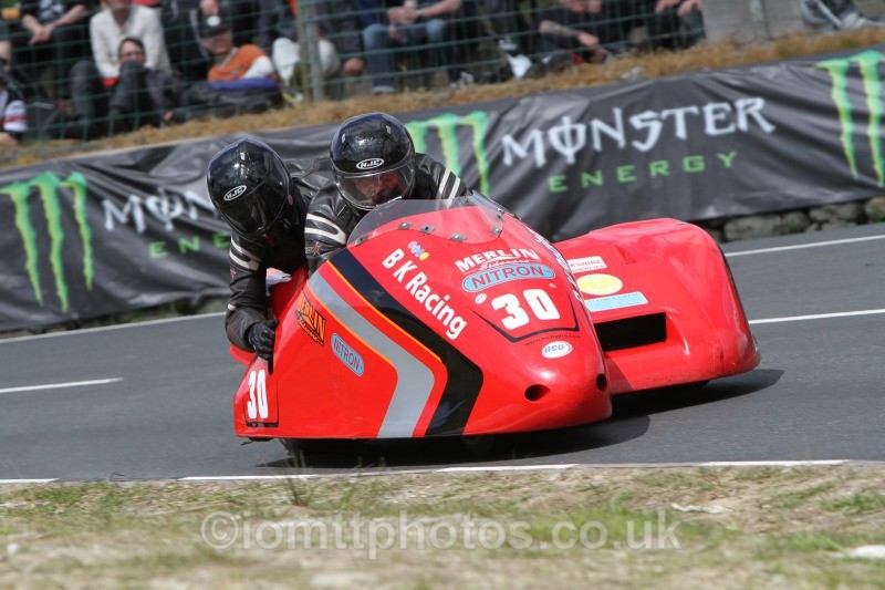 Howard Baker / Mike Killingsworth Shelbourne Honda / BK Racing - Sure Sidecar Race 1