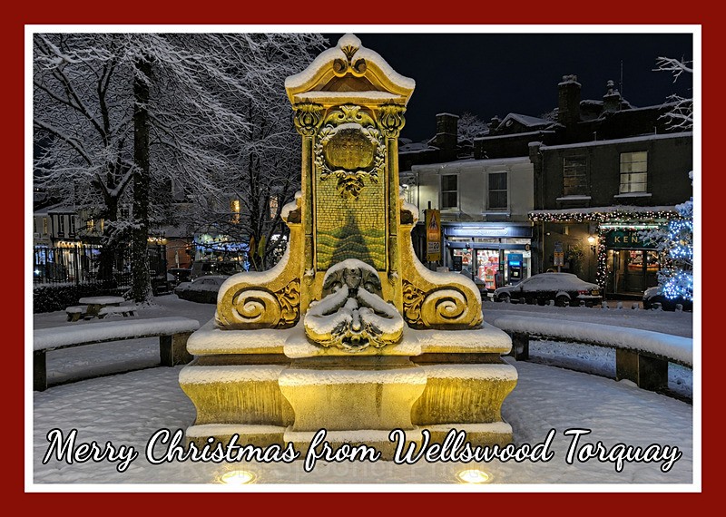 XM085 NEW 2026 - Xmas - Wellswood - XMAS CARDS Torquay St Marychurch, Babbacombe and Cockington