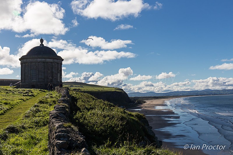 Mussenden Temple and Downhill beach - County Londonderry