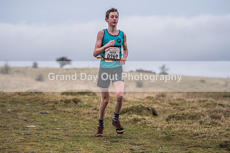 Cunswick U15  U17-186 - Kendal Winter League Cunswick Scar Junior Under 15 & 17 Fell Races Sunday 26th January 2025