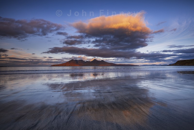 The Isle of Rum from The Isle of Eigg - Scotland (New images).