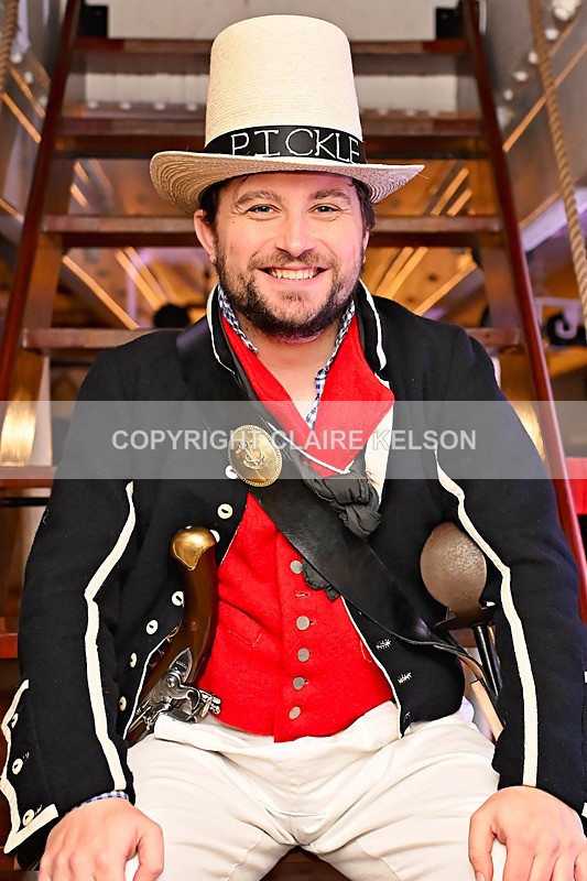HMS PICKLE-20 - PICKLE NIGHT HMS WARRIOR 1860