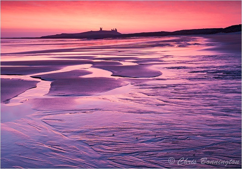Dunstanburgh Glow - Landscapes - Colour