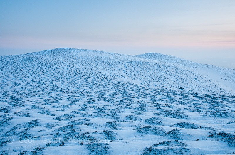 Packetstone Hill at dusk - The Long Mynd