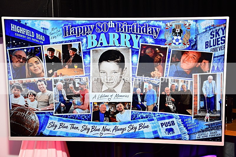 BAZ-436 - Bazza's 80th Birthday
