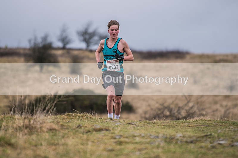 Cunswick U15  U17-132 - Kendal Winter League Cunswick Scar Junior Under 15 & 17 Fell Races Sunday 26th January 2025