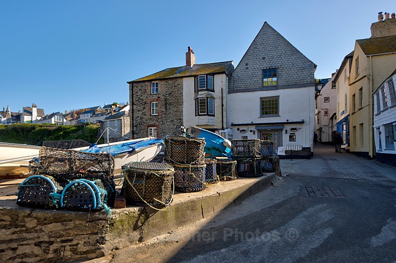 Lobster pots at Port Isaac in Cornwall - Cornwall Misc