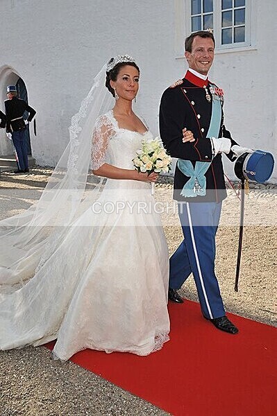 D-27 Pr Joachim and bride in bridal procession - Danish Royals