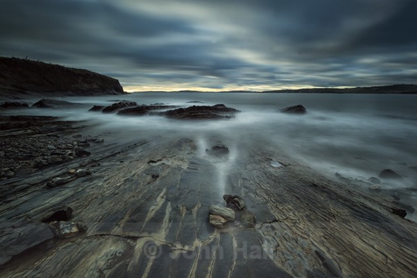 Above Waterline, Garrettstown Beach at dusk, Co. Cork, Ireland.