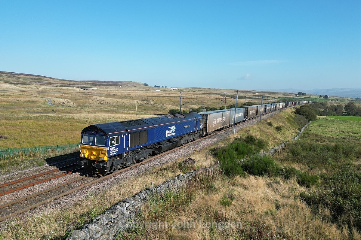 JL - 6.9.24 66424 4S44 Daventry - Coatbridge, Shap Wells - Latest shots